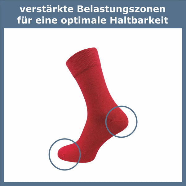 ca·wa·so Socken für Damen & Herren (10 Paar) - GAWILO