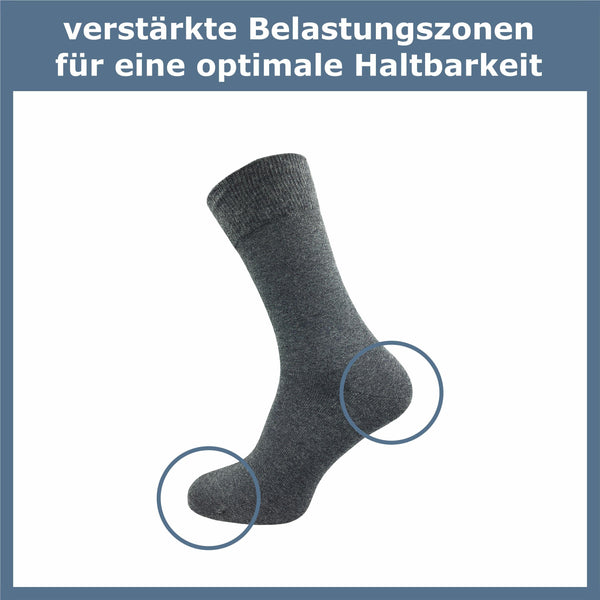 ca·wa·so Socken für Damen & Herren (10 Paar) - GAWILO