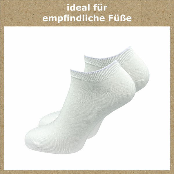 Sneaker Socken aus 100% Baumwolle Damen & Herren (8 Paar) - GAWILO